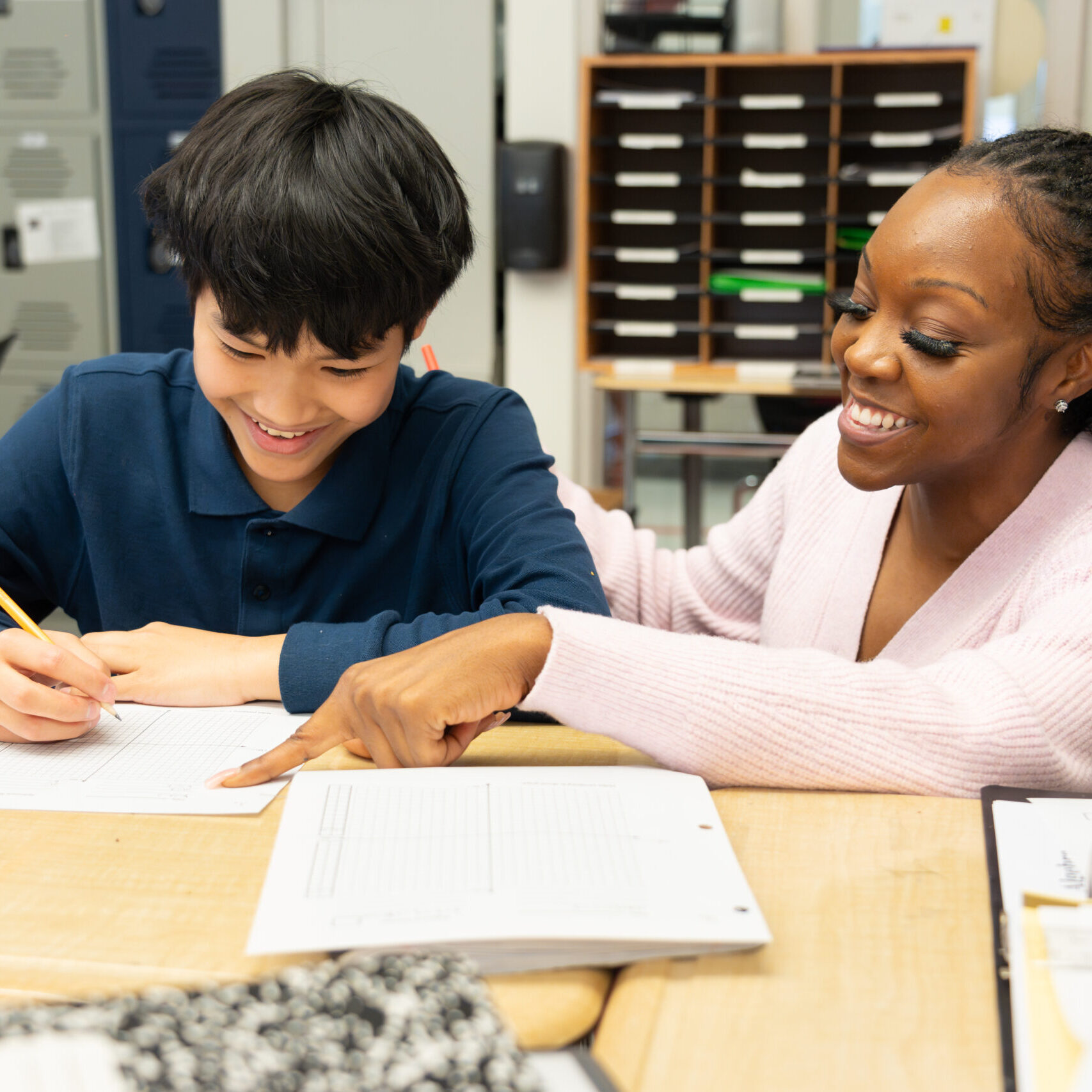 MS Ms Blake and Student